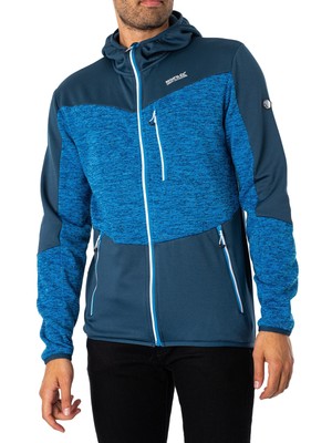 

Мужская флисовая куртка Regatta Cadford V с молнией во всю длину, синяя, Синий, RMA535-DHE