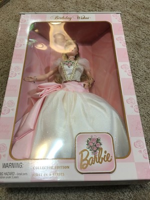 birthday wishes barbie collector edition first in a series