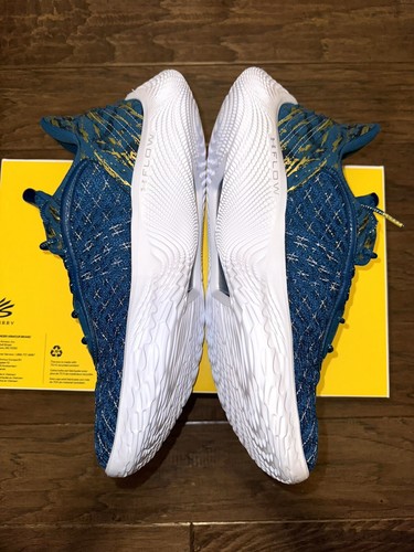 Pre-owned Under Armour Curry 9 Nba All Time 2974 Three Point Record Sz 15 100% Auth Le2974 In Blue