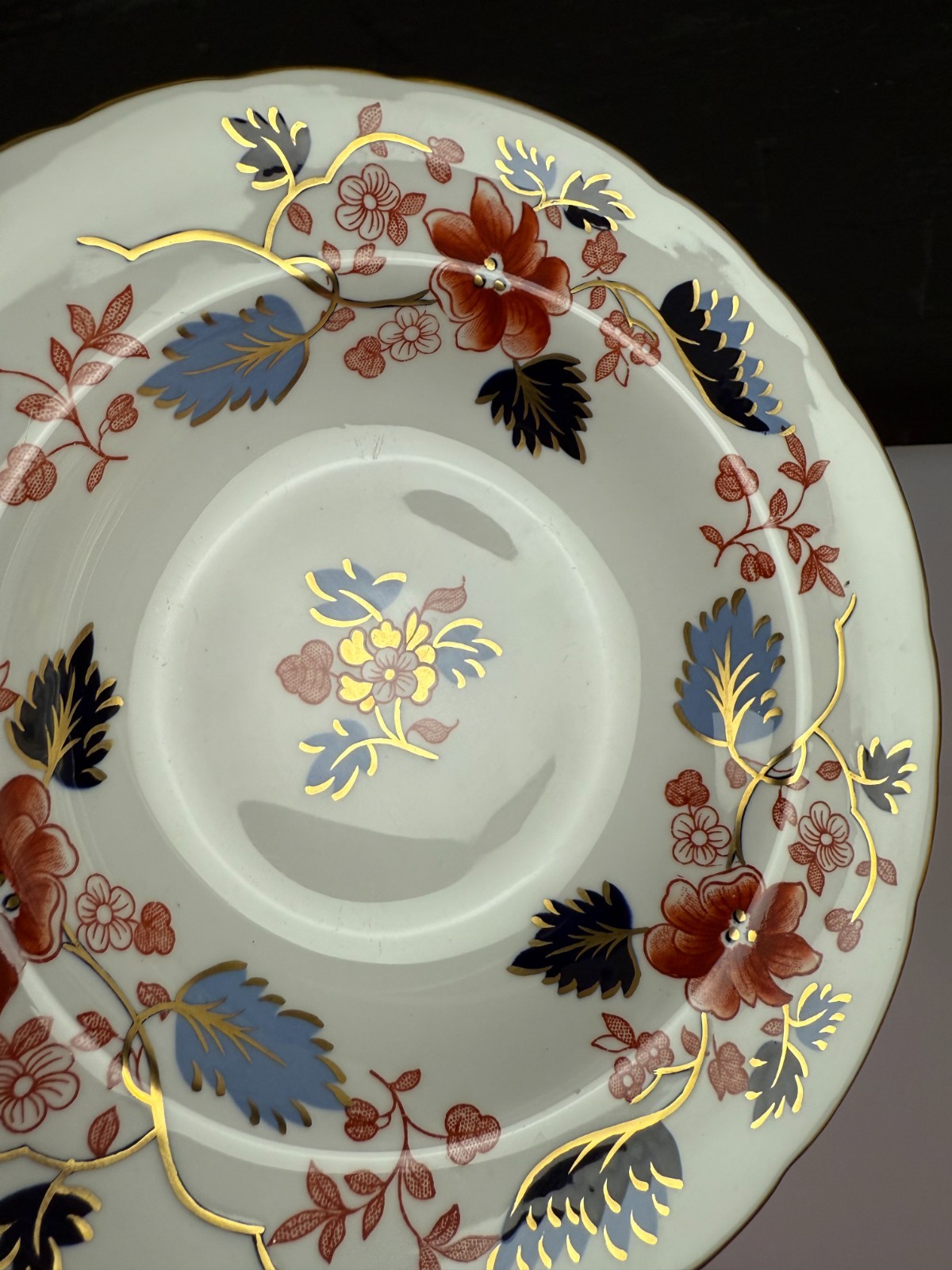 Royal Crown Derby Beaumont Rimmed Pasta / Soup Bowl 9.25" Wide XXIX 1966