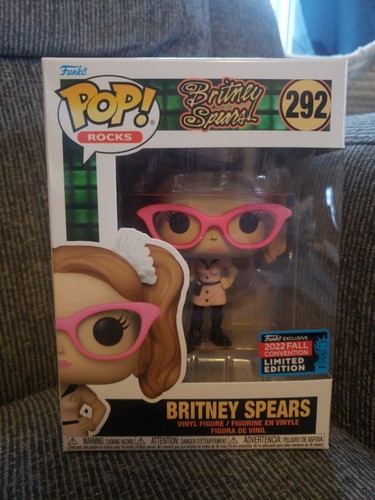 Britney Spears 292 Funko Pop 2022 Fall Convention Exclusive