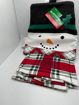 Sleigh Bells Bistro Kitchen Towel Pot Holdef cotton