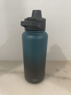 Simple Modern Insulated Water Bottle with Straw Lid 1 Liter Reusable Wide Mouth