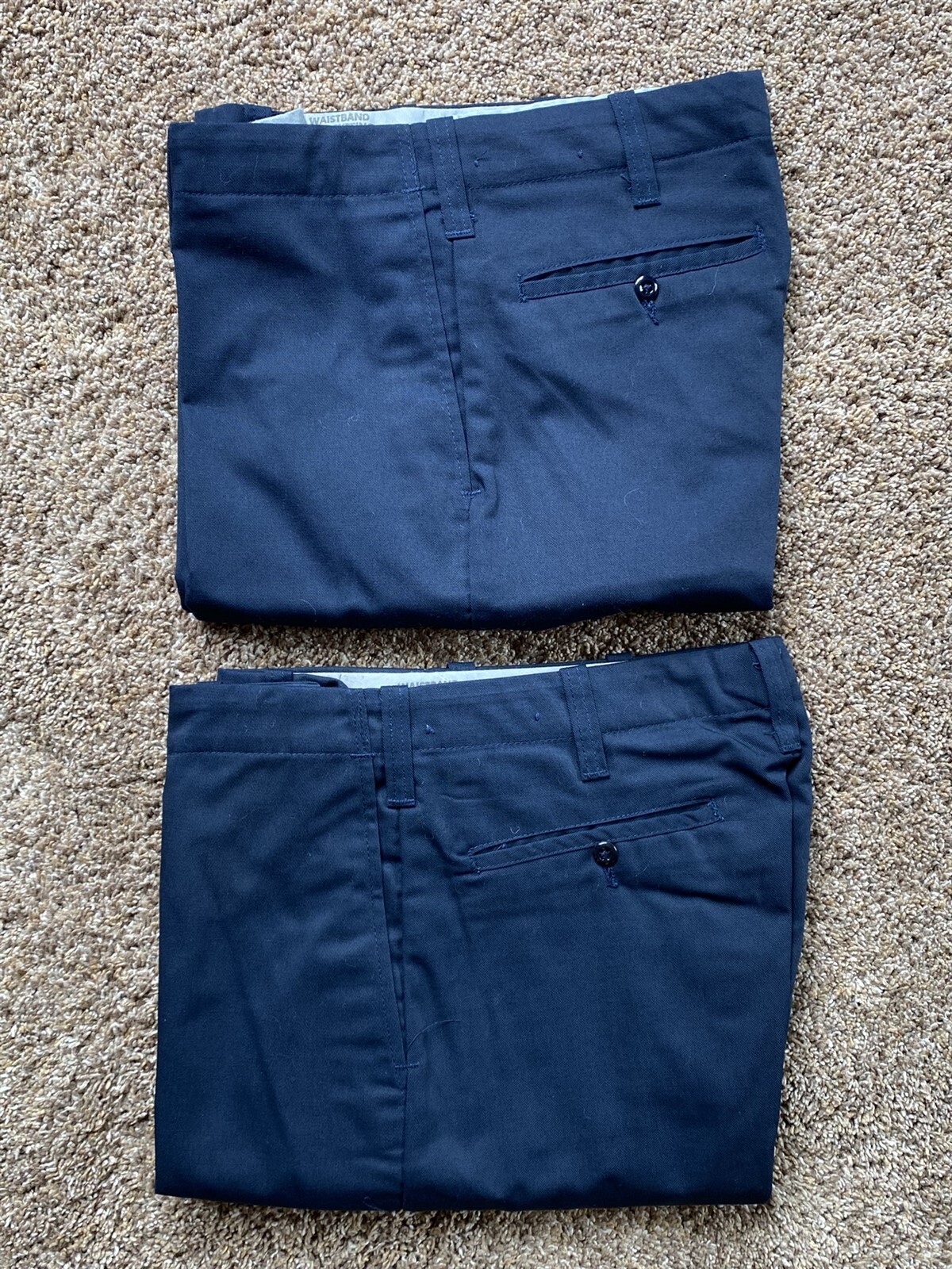 Universal Overall Navy Blue Uniform Work Pants (F) - 33x30 - Lot