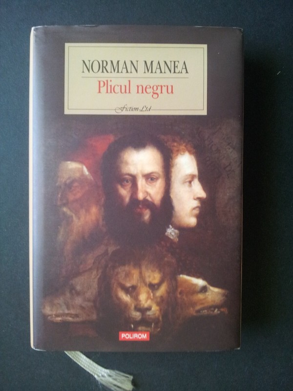 Norman Manea Plicul Negru Ficion Litd  2007 Poliron Langue Roumaine Livre Tbe