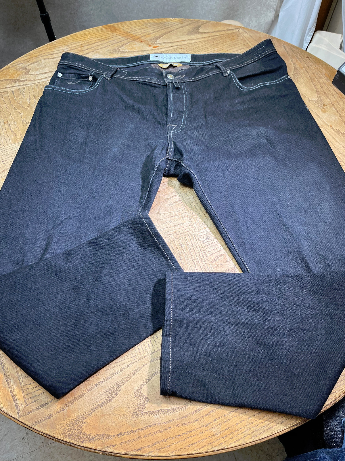 Jacob Cohen Jeans Mens 44x30 Black J688 Selvedge Limited Jacob Cohen Jeans Mens 44x30 Black J688 Selvedge Limited