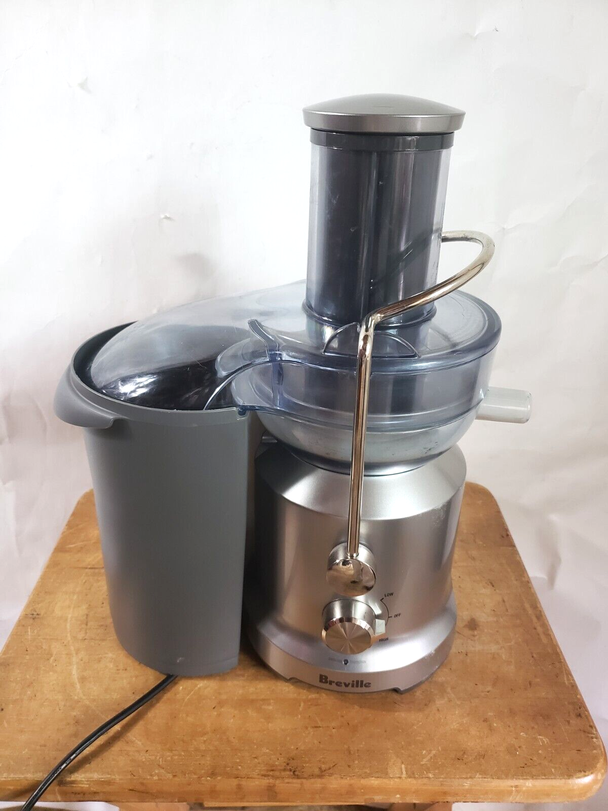 Breville BJE430SILUSC Juice Fountain Juicer Stainless Steel EUC