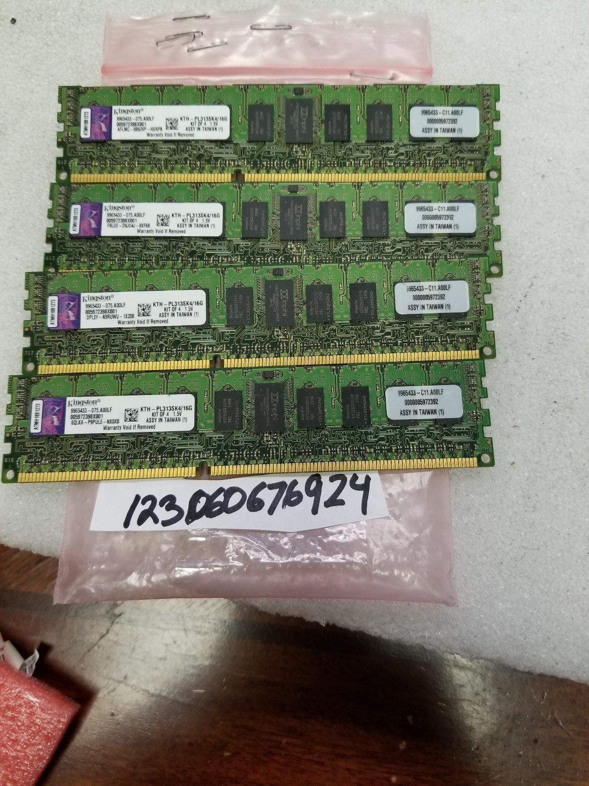 16gb 4x4gb ddr3 pc3 ddr pc3-10600R ddr3-1333 10600 1333