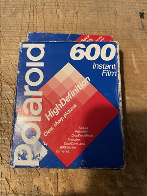 Polaroid 600 Instant Film (expired 9/96) High Definition New Old Stock