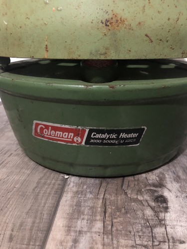 Vintage 1979 Coleman Catalytic 3000 to 5000 BTU Heater Model 513A708