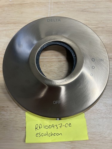 Delta Faucet - RP100937CZ - Dorval&trade; 17/17T ESCUTCHEON W/ G