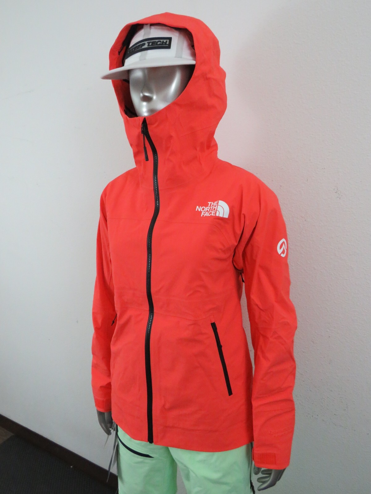 Pre-owned The North Face Womens  Summit Chamlang Futurelight Ski Climbing Shell Jacket Oran In Radiant Orange