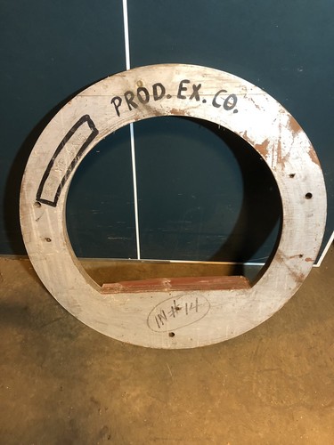 Large Vintage 36” Foundry Pattern For Wall Mirror Or As Wall Art