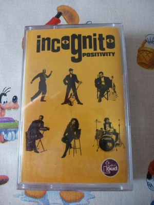 INCOGNITO POSITIVITY ORIGINAL 1993 TALKIN LOUD AUDIO CASSETTE ALBUM