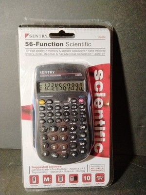 Sentry CA656  Scientific Calculator 10 Digit Display Decimal & Hexadecimal Octal