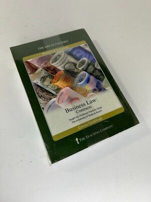 Great Courses: Business Law: Contracts; CDs & Guidebooks - Sealed