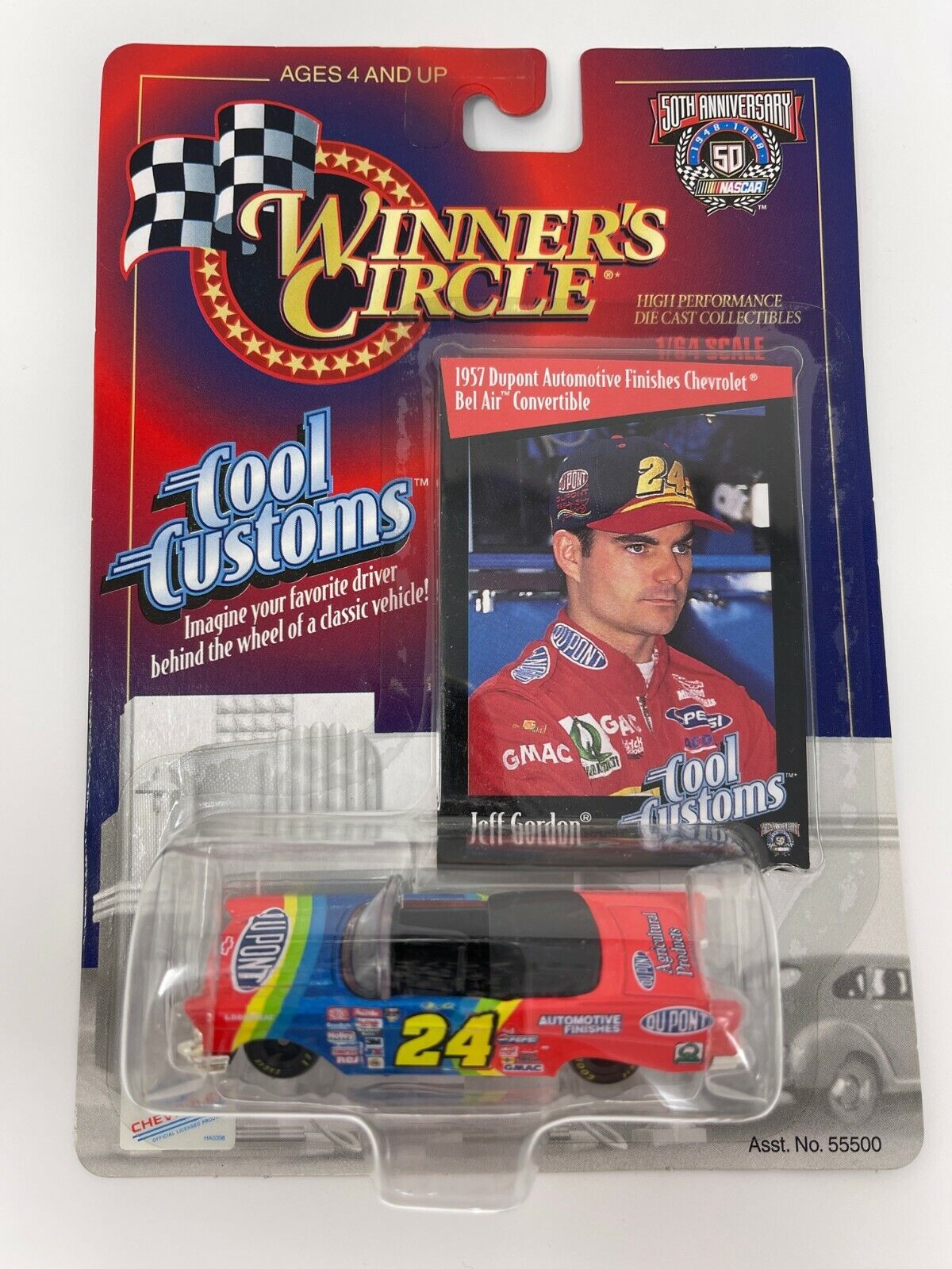 1998 Winners Circle #24 Jeff Gordon Cool Customs 1957 Bel Air 55500 1998 Winners Circle #24 Jeff Gordon Cool Customs 1957 Bel Air 55500