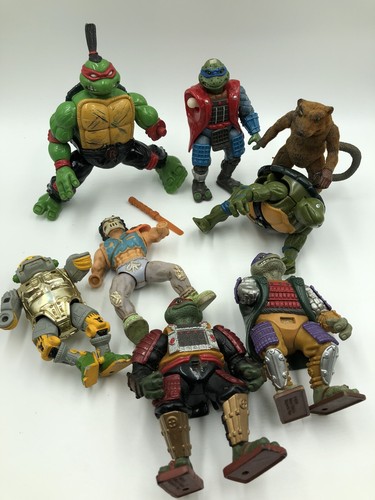 Lot of Vintage 80's & 90's TEENAGE MUTANT NINJA TURTLES FIGS
