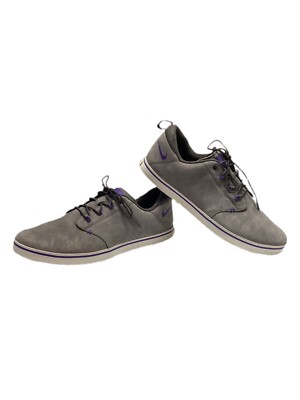 Nike Lunar Adapt Spikeless Golf Shoes Gray & Purple 652527-200 Womens US Sz 9