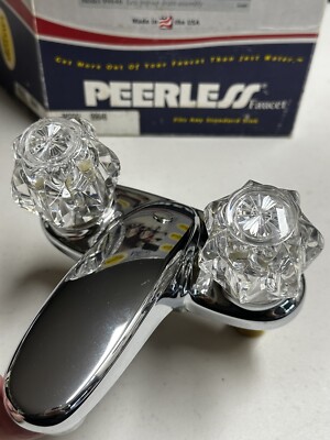 Vintage Peerless Lavatory Faucet Bathroom Model 99646 New And Complete