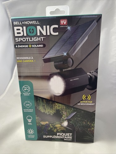 Bell + Howell Bionic Spotlight Solar Outdoor Light Motion Sensor - As Seen on TV
