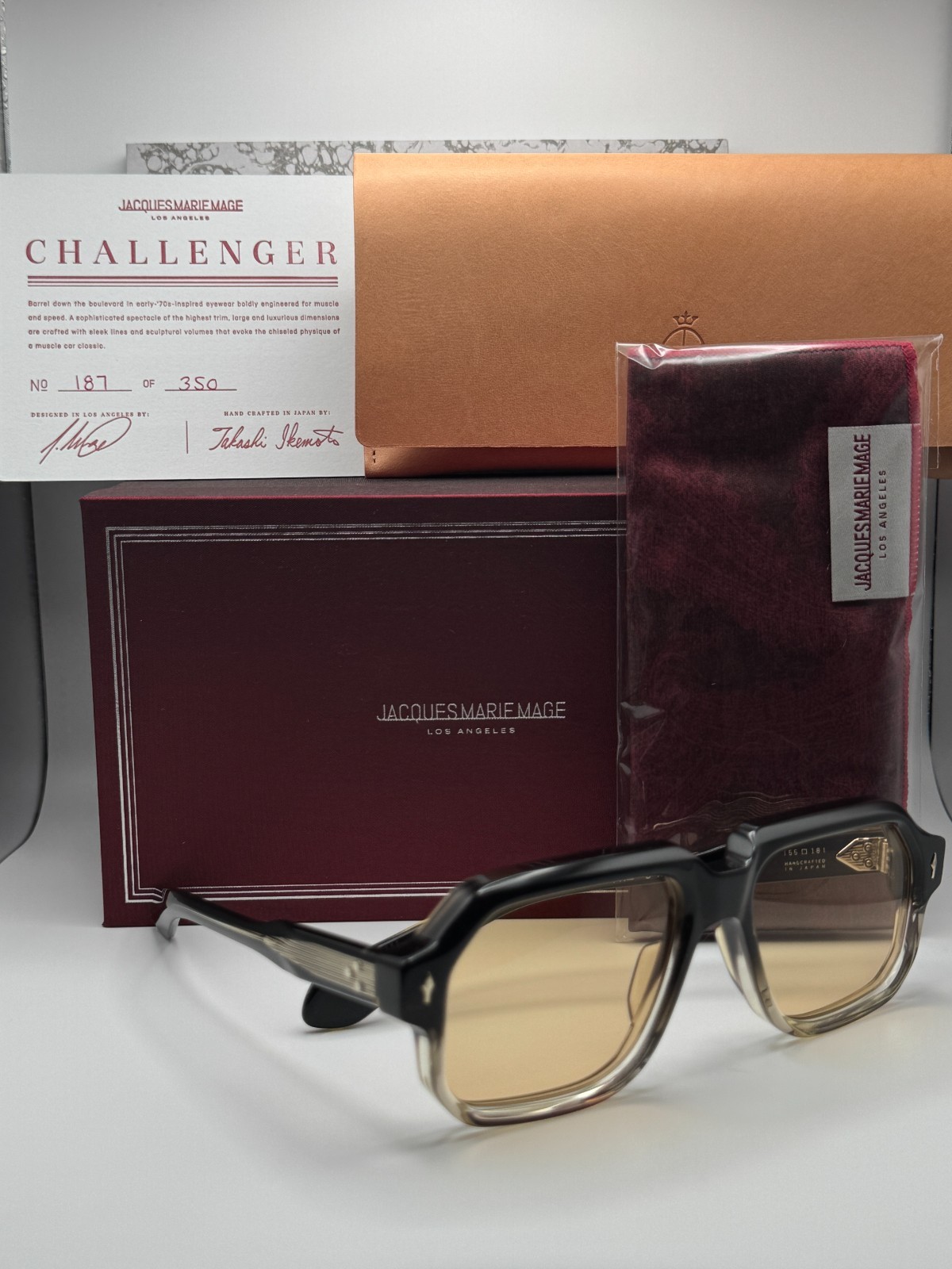 【新品箱付】JAQUES MARIE MAGE サングラス CHALLENGER Jacques Marie Mage CHALLENGER Sunglasses | Free Shipping
