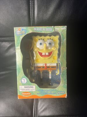 *NEW* Spongebob Squarepants Make-A-Bob (2002) Toy Vault Figure - SEALED