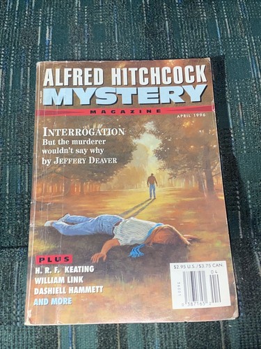 1996 April Alfred Hitchcock's Mystery Magazine Jeffrey Deaver