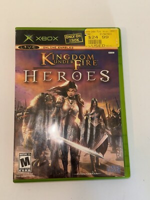 Kingdom Under Fire: Heroes (Xbox, 2005) GOOD W/MANUAL!