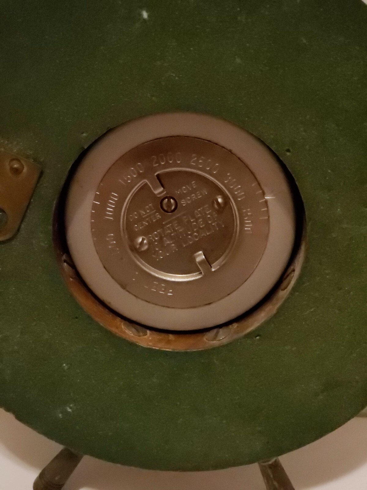 Vintage Taylor Baroguide Ship Wheel Nautical Wall Barometer 1940s