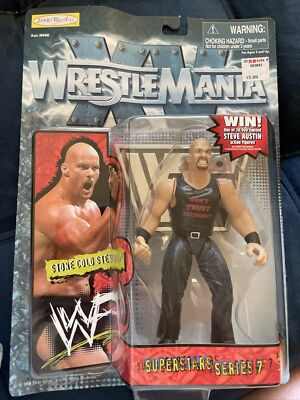 Wrestlemania Stone Cold Steve Austin Superstars Series 7 Action Figure