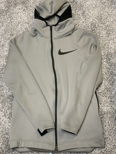 Nike basketball Mens full zip up Jacket size S Hoodie Mesh Beige/grayish Nike basketball Mens full zip up Jacket size S Hoodie Mesh Beige/grayish