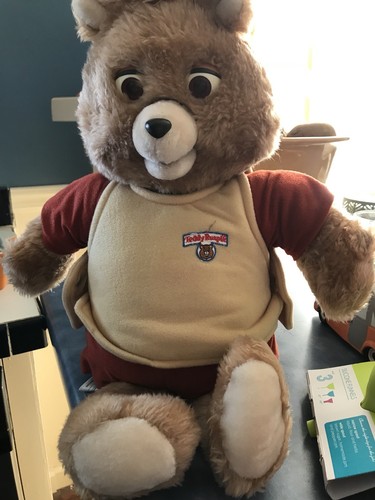 Vintage Teddy Ruxpin 1985 Toy Stuffed Animal Bear Worlds Of Wonder