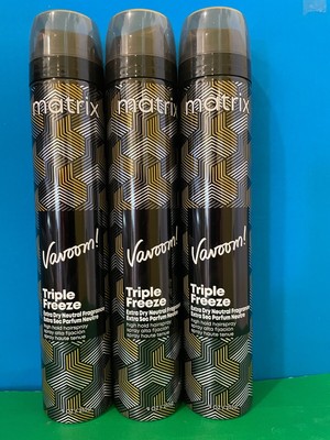 Matrix Vavoom Freezing Spray Extra Dry Neutral Fragrance High Hold Hairspray 9oz
