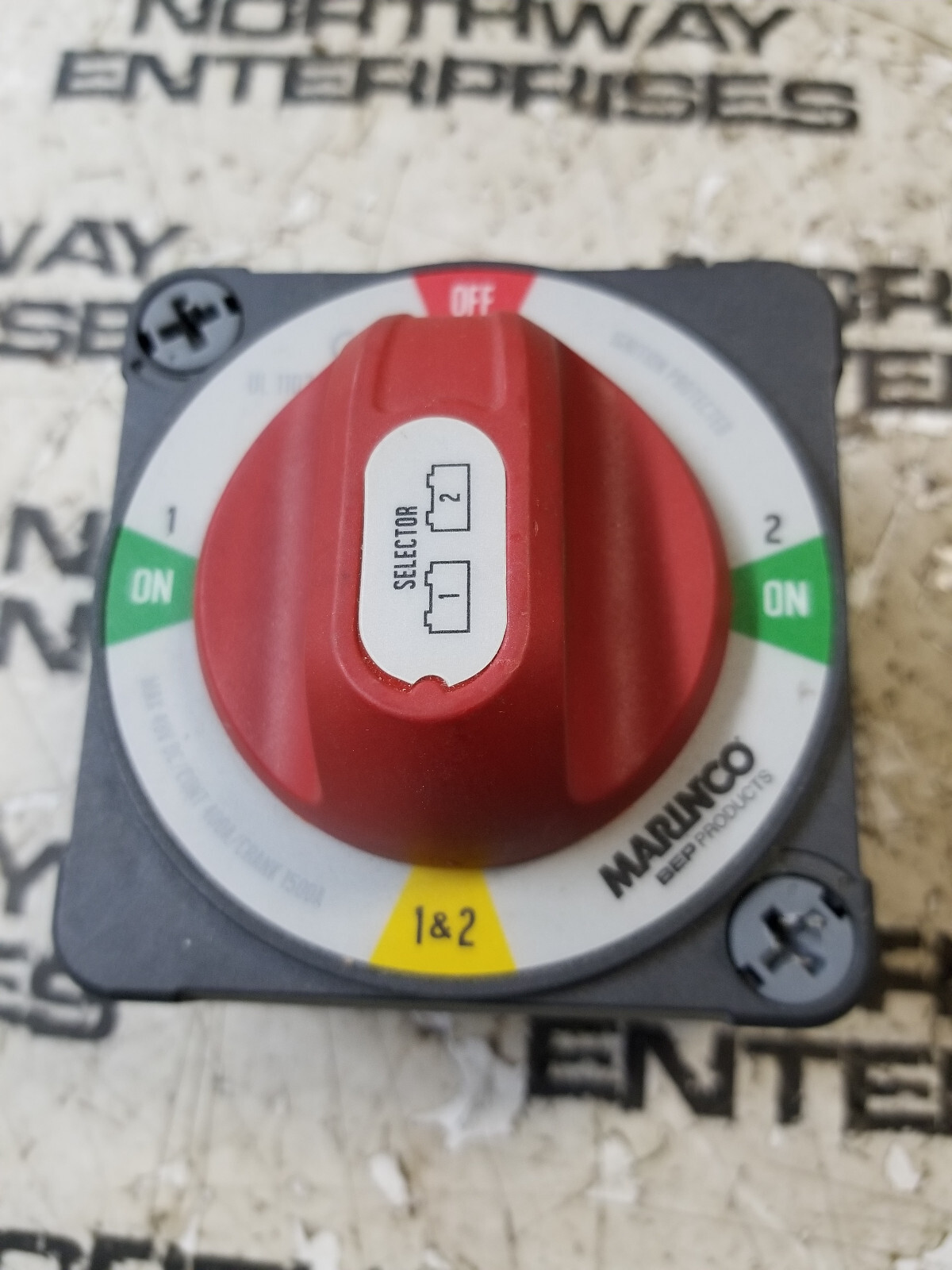 Marinco - 771-S-EZ-B - BAT SW SELECTOR 400A EZ MOUNT MC12 - Picture 1 of 7
