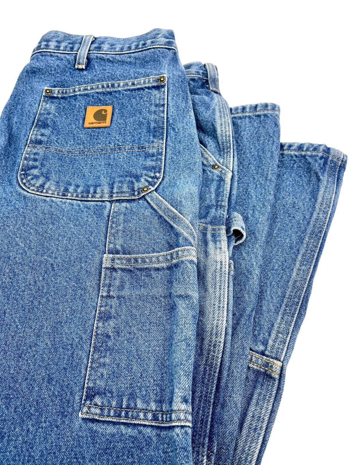 Vintage Carhartt Men's Heavy Duty Double Knee Carpenter Work Vintage Carhartt Men's Heavy Duty Double Knee Carpenter Work