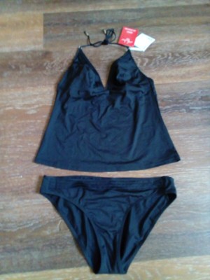 ESPRIT Tankini Slip 2 tlg- Badeanzug Schwimmanzug Gr 42B Damen Mädchen Frauen
