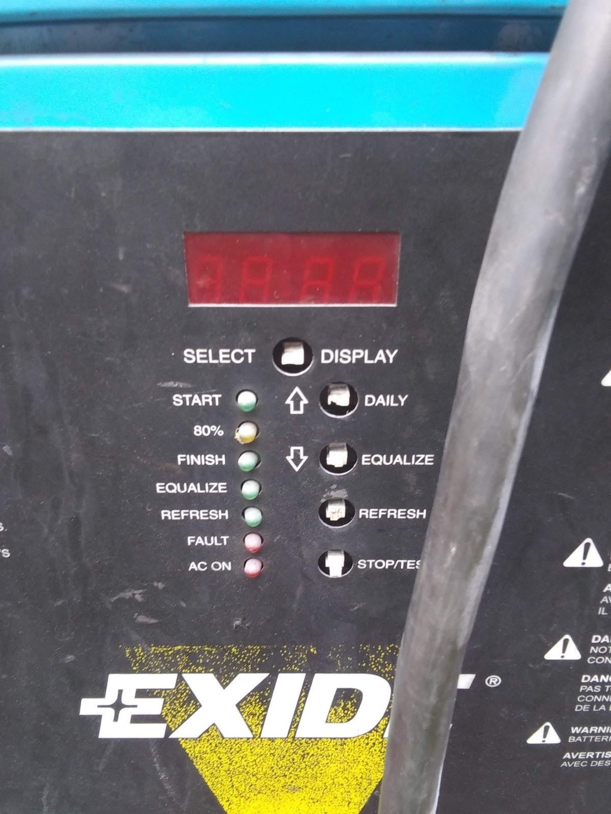 Exide 36V Industrial Forklift Battery Charger 208/240/480 3-Phase