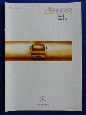 Mercedes LKW Atego 1223 Technische Daten MJ 1998 - Prospekt Brochure 01.1998