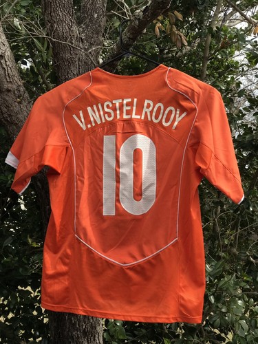 NETHERLANDS HOLLAND Soccer 2004 2006 Foot Ball Orange   #10 V. NISTELROOY