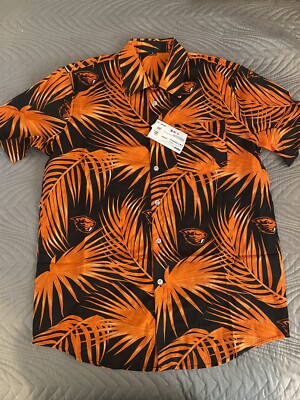 NWT Foco Beavers Oregon State Hawaiian Shirt Small NCAA