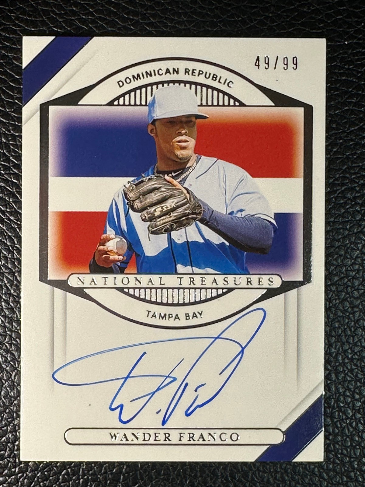 2021 National Treasures Wander Franco 49/99 Auto Autograph