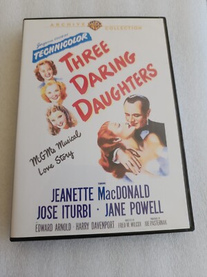 Three Daring Daughters (DVD, 1948) Jeanette MacDonald MGM Musical Love Story