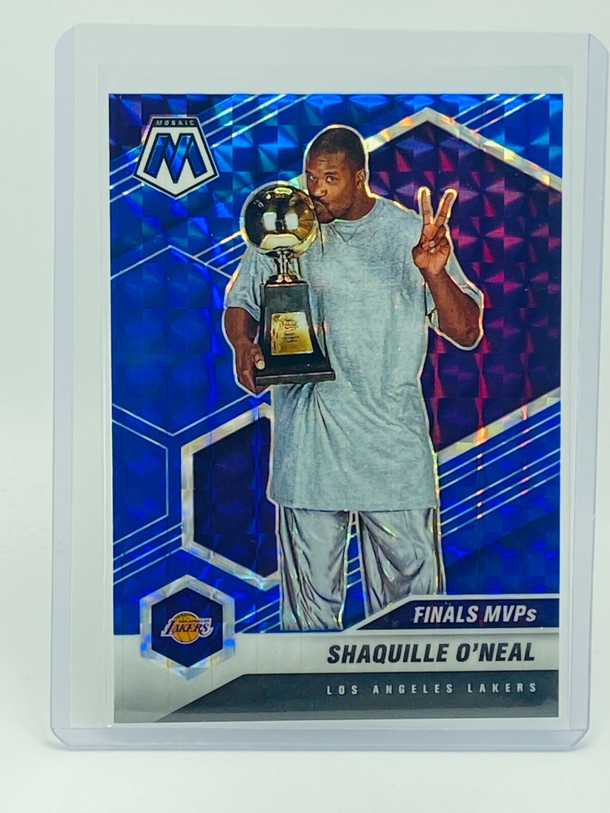 2020-21 Panini Mosaic Shaquille O'Neal Finals MVPs Blue