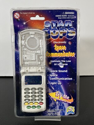 Gealex Toys Star Cops Electronic Space Communicator Phone White New in Package