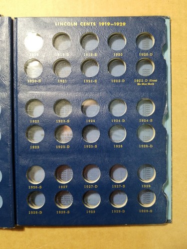 1960 Whitman Publishing Company Lincoln Cent Coin Folder No. 9405 1909-1940