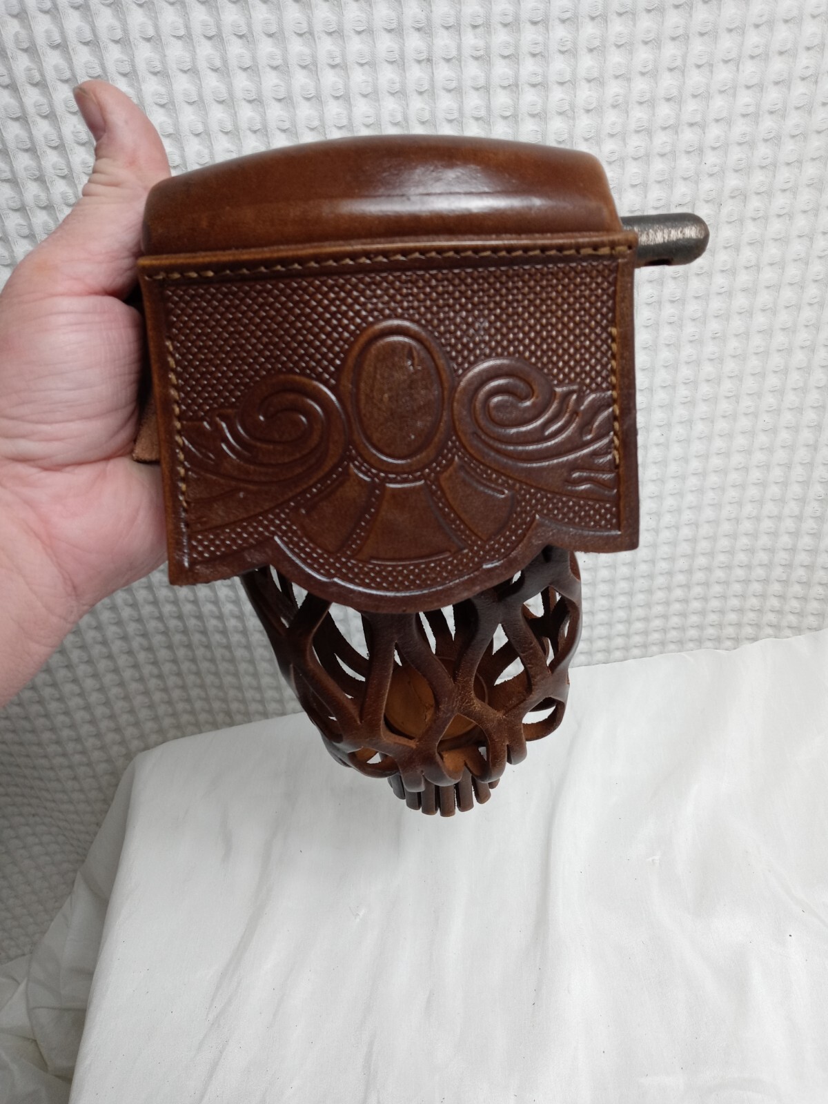 American Heritage Billiards Leather Pool Table Side Pocket- Individual Pocket