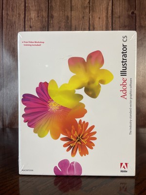 Adobe Illustrator CS Macintosh (Mac OS X): 2003 Brand New SEALED!