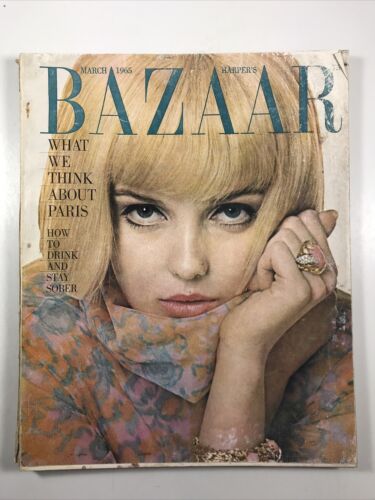 Harper's Bazaar Magazine March 1965 Fashion Donna Mitchell Harper's Bazaar Magazine March 1965 Fashion Donna Mitchell