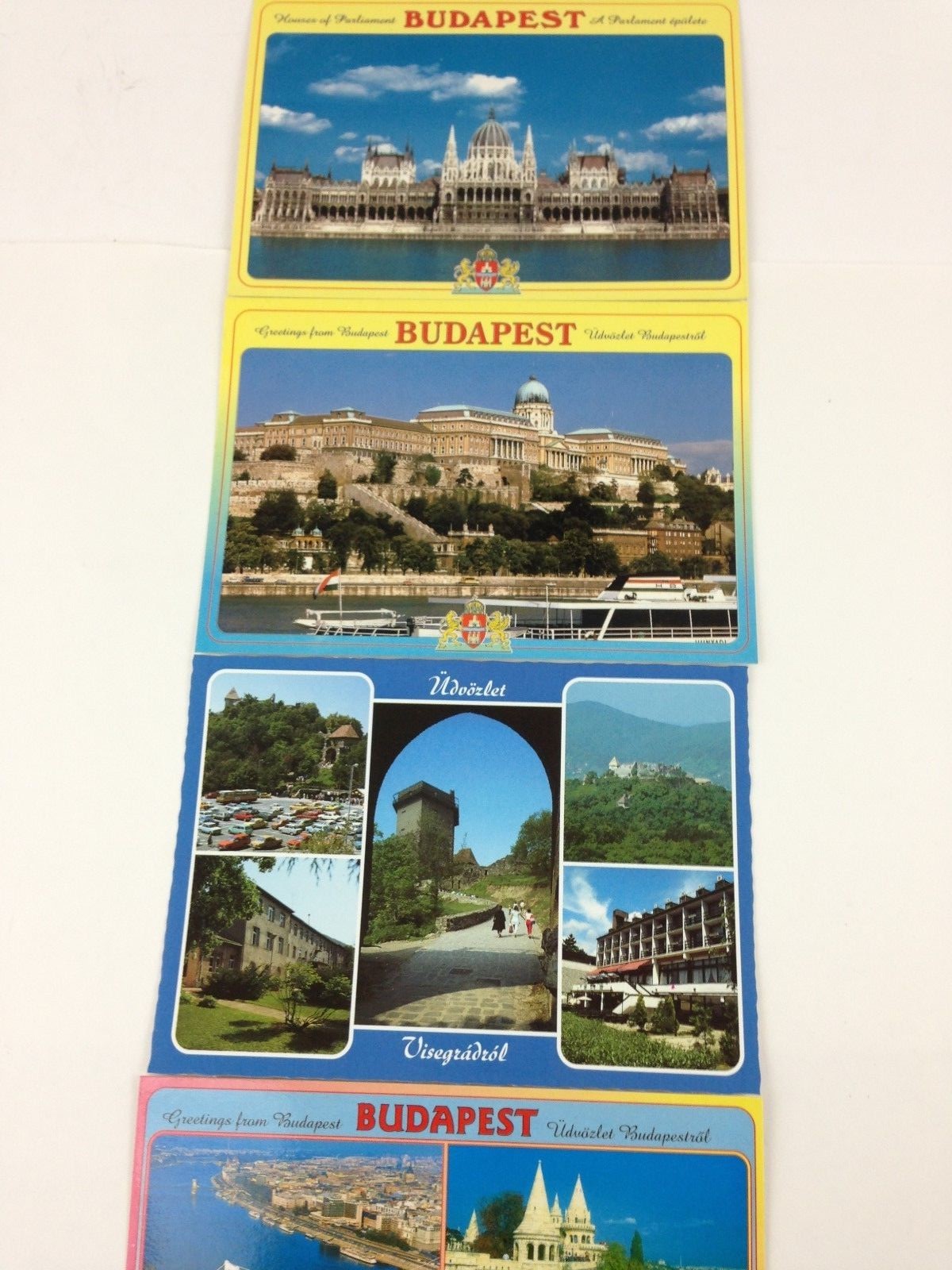Vintage Budapest Hungary Postcard Lot Of 8 Unmailed Cards Post Cards Book